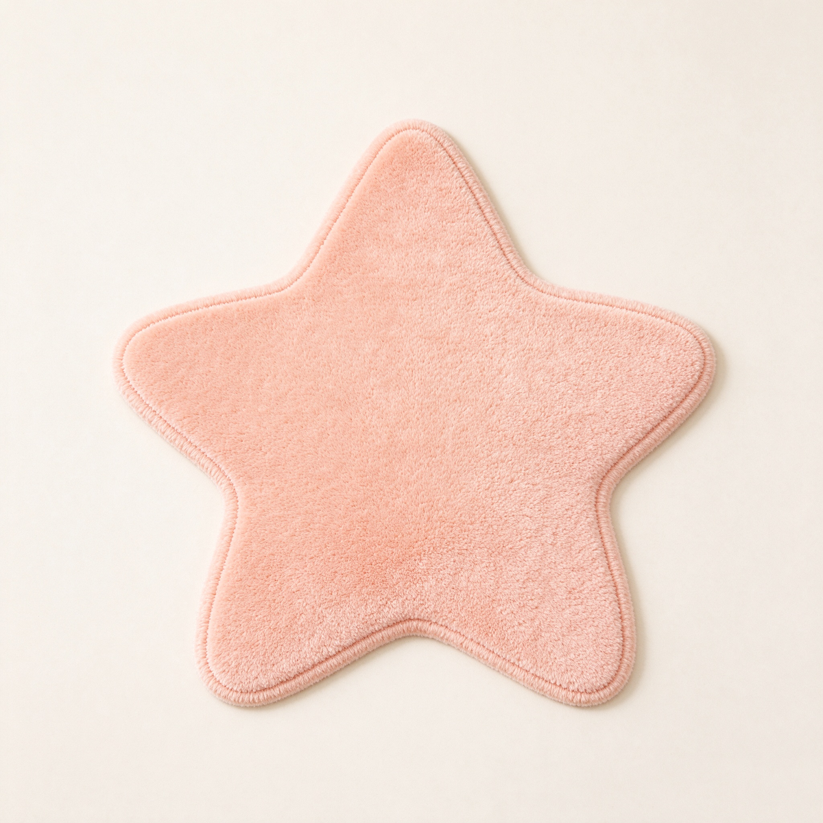 Pink Star Shaped Rug