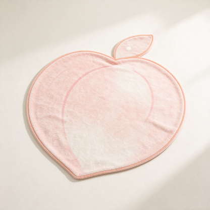 Peach Shape Plush Sofa Towel