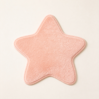 Pink Star Shaped Rug